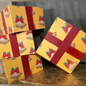 Authentic Coach Stackable Christmas Boxes